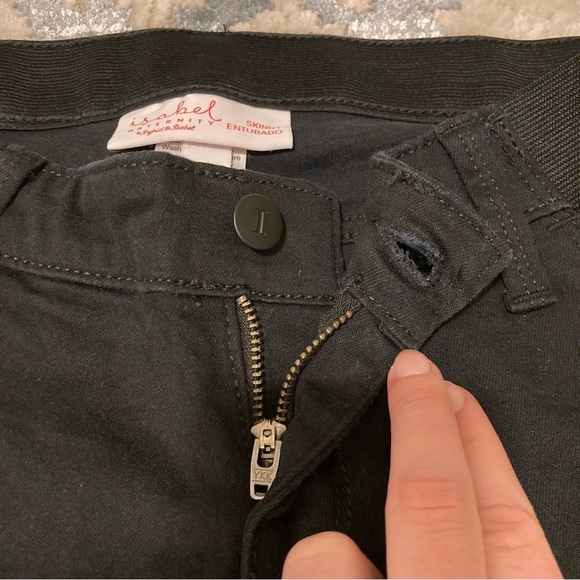 Isabel Maternity Skinny Black Jeans Like New 4 - Picture 4 of 11